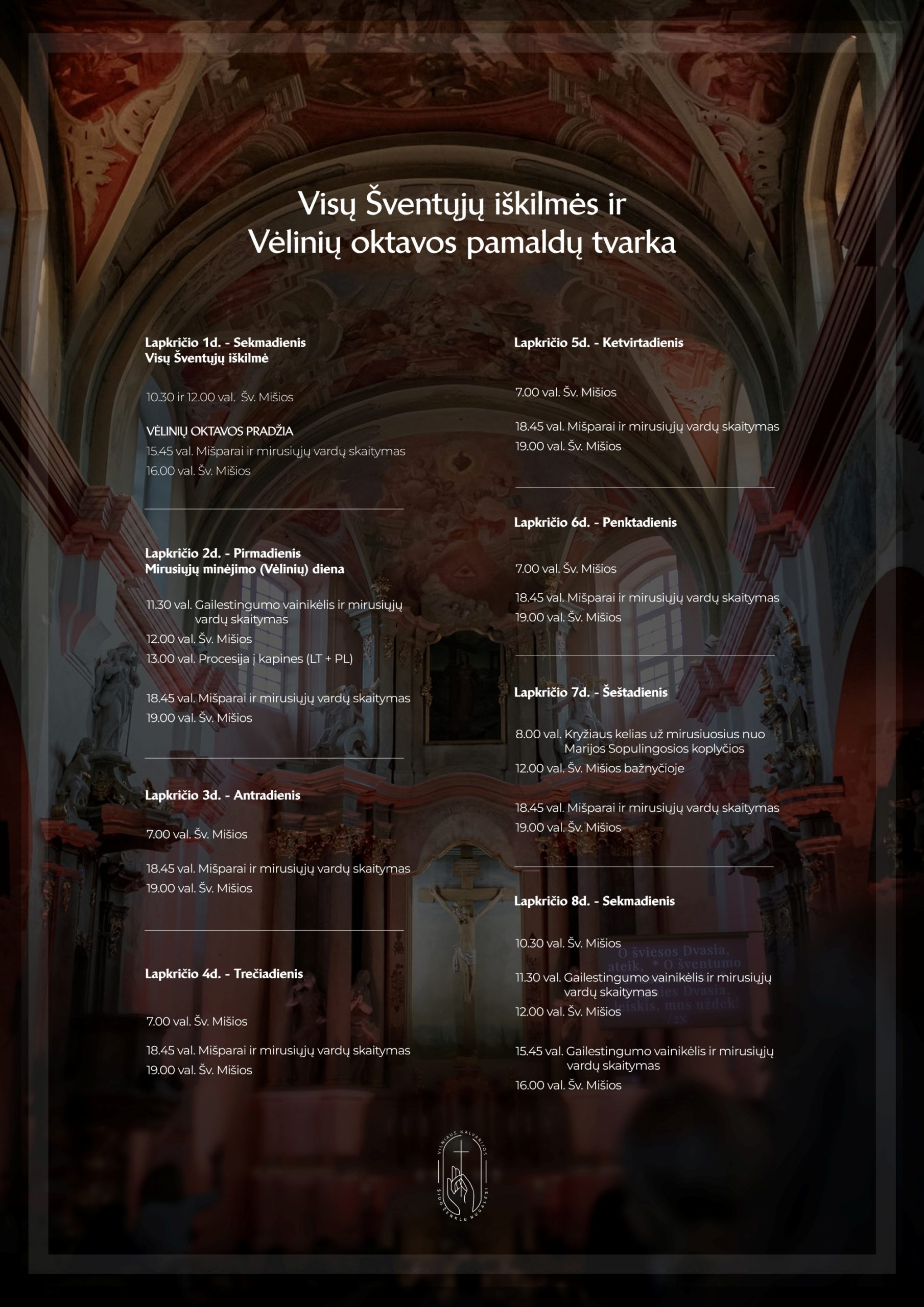 Visu Sventuju Iskilmes Vilniaus Kalvariju Parapija LT